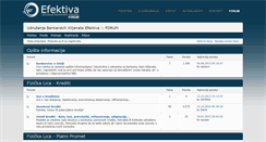 Desktop Screenshot of forum.efektiva.rs